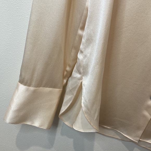 Vince Ivory Silk Blouse - Picture 7 of 8